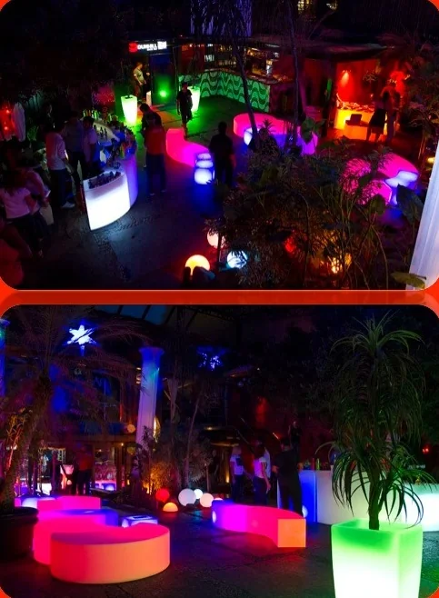 Festa de final de ano da Gafisa com iluminação cênica