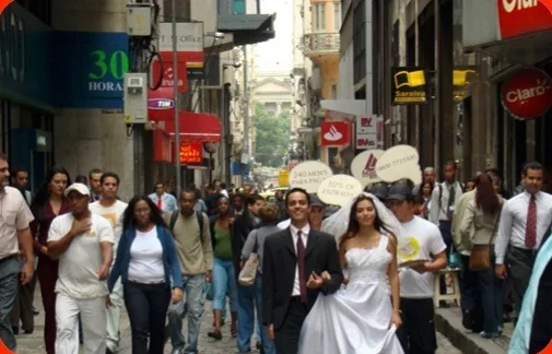Ação de rua da campanha Mude Já da Gafisa