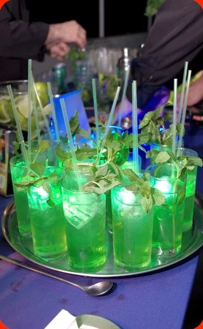 Ambientação do lançamento de produto da Marlboro